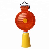 CE Solar Road Construction Traffic Safety Barricade LED Warning Light